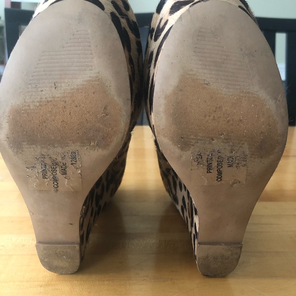 Steve Madden Pammyy Leopard 7.5 wedges - Picture 8 of 10